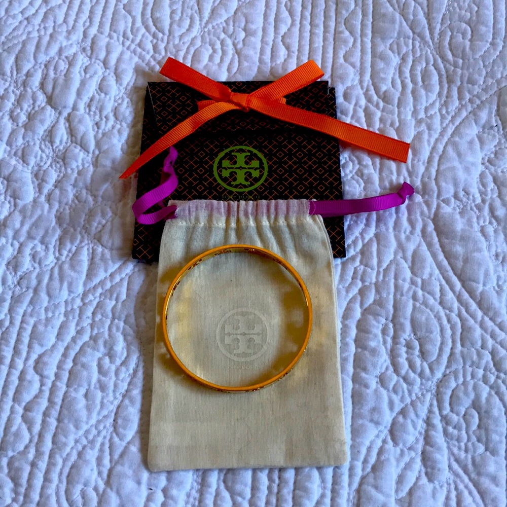 (SOLD) Tory Burch gold bracelet